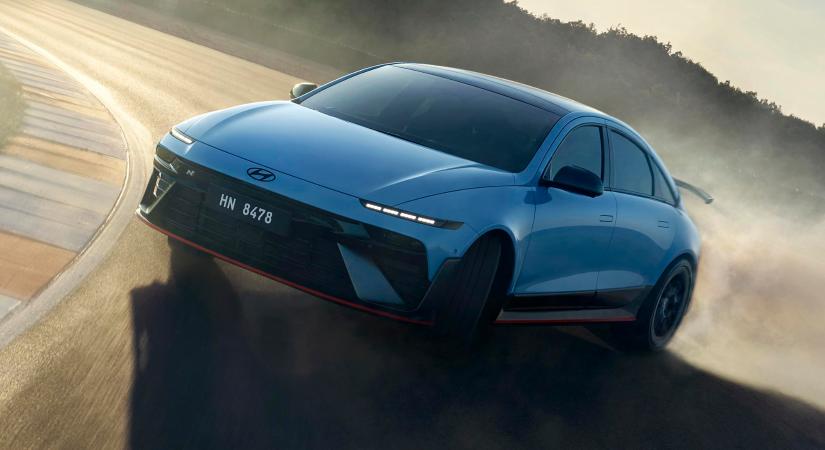 Rárúgja az ajtót a Teslára a 650 lóerős Hyundai Ioniq 6 N