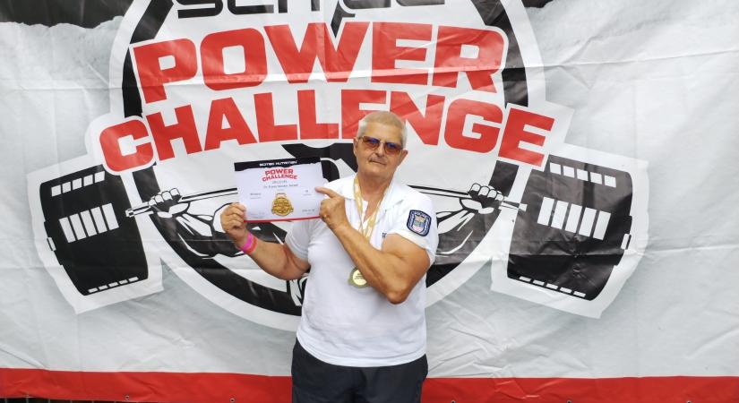 Aranyat ért a győri rendőr bicepsze