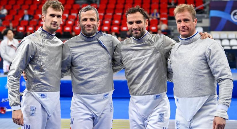Világbajnoki ezüstérmes a magyar férfi kardválogatott!