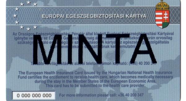 Európai Egészségbiztosítási Kártya