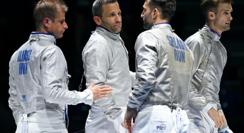 Ezüstérmek nyara: a magyar férfi kardcsapat második lett a vb-n