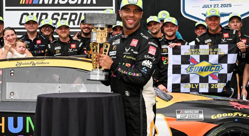 Bubba Wallace rettegett a közösségi média reakciójától a Brickyard 400 esőszünete alatt