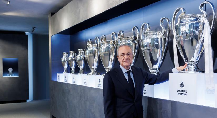 Florentino Pérez előre tekint, ő lehet a Real Madrid új csillaga