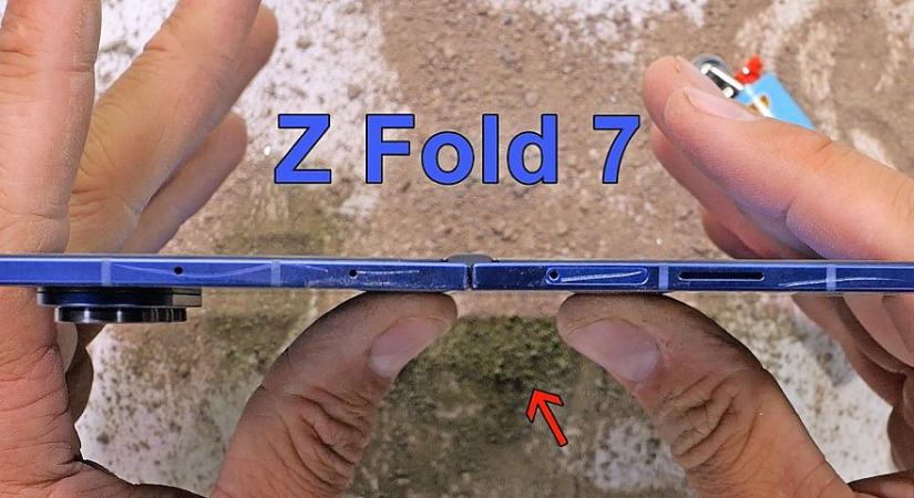 Videón, ahogy válogatott kínzásoknak vetik alá a Samsung Galaxy Z Fold 7-et