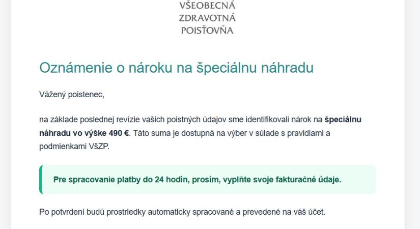 A csalók visszatérítést ígérnek