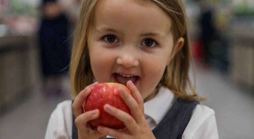 Tesco kampány az egészségesebb táplálkozásért – ingyen gyümölcs gyerekeknek