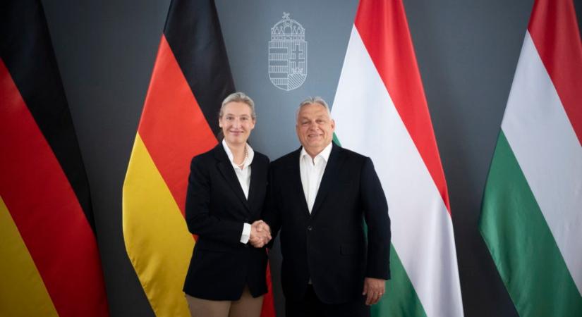 Orbán Viktor miniszterelnök Alice Weidellel tárgyalt