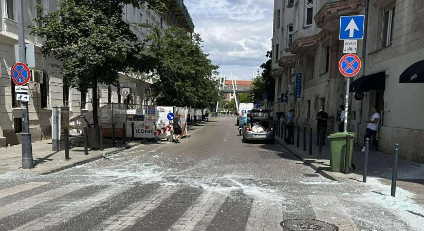 Építési baleset miatt több utcát lezártak a II. kerületben