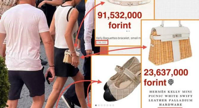 91 milliós karkötőben flangált Rogán Barbara Caprin