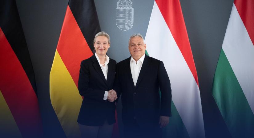 Ismét Alice Weidelt fogadta Orbán Viktor