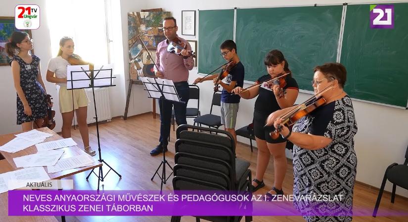 Aktuális (2025.07.29) Neves anyaországi művészek és pedagógusok az I. ZeneVarázslat klasszikus zenei táborban (videó)
