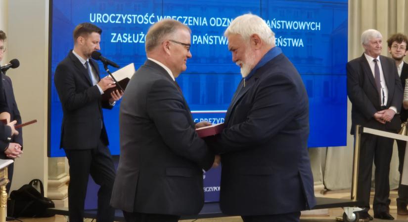 Molnár Imre lengyel érdemrendet kapott