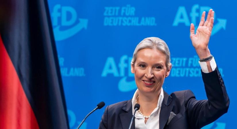 A német AfD társelnöke Orbán Viktornál járt