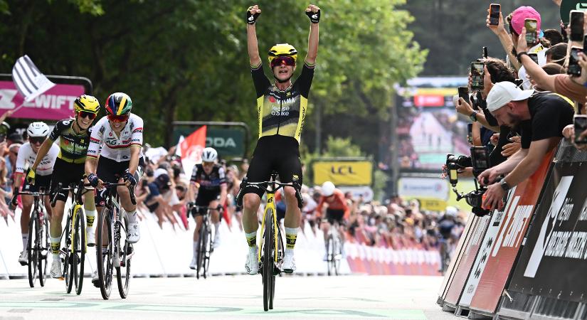 Marianne Vos nyerte a 2025-ös női Tour de France első szakaszát