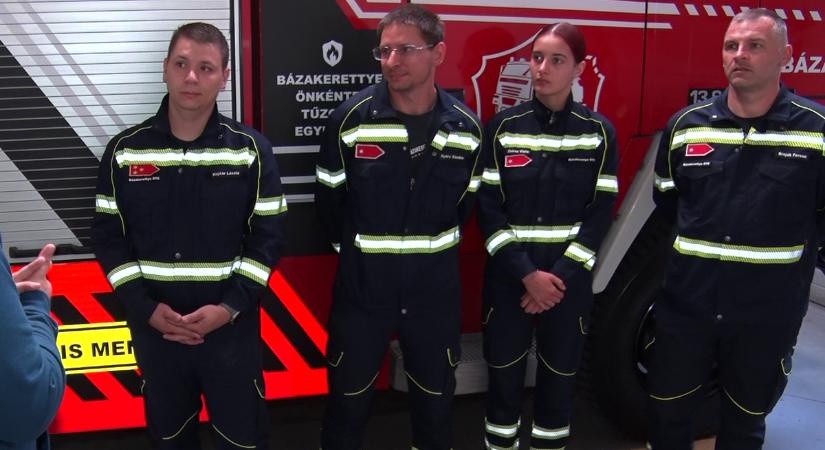 Megmentették egy balesetet szenvedett férfi életét a bázakerettyei tűzoltók