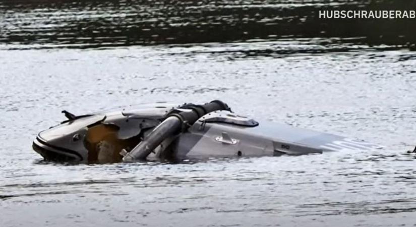 Rejtélyes körülmények között zuhant folyóba egy katonai helikopter Németországban