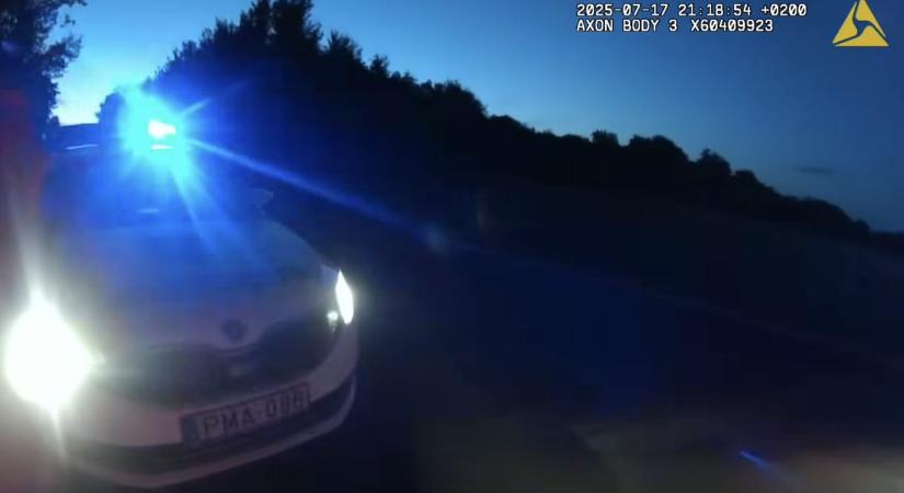 Így fogta el a rendőrség a balatoni benzinkúton kézjellel segítséget kérő nő férjét – videó