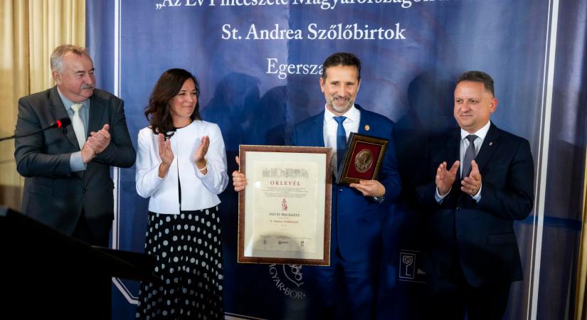 A St. Andrea Szőlőbirtok lett Az év pincészete Magyarországon