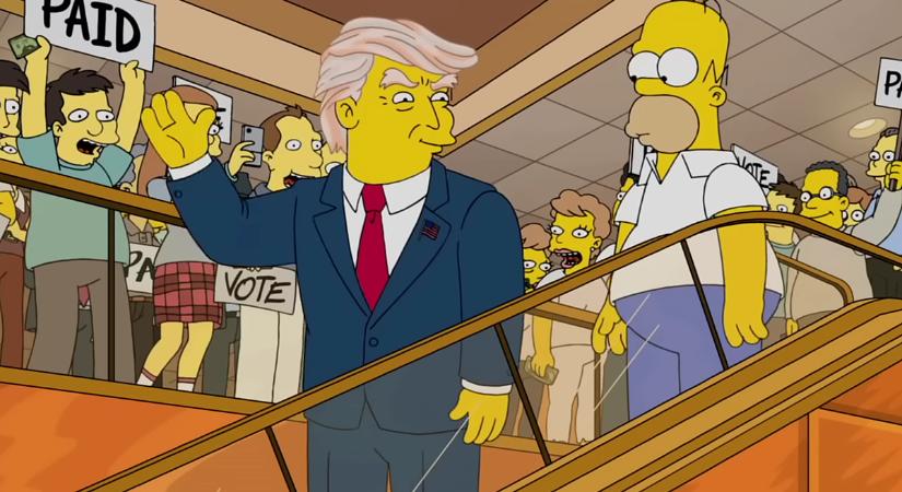 Megdöbbentő kijelentés: a Simpson család alkotója szerint Trump haláláig meg sem áll a sorozat