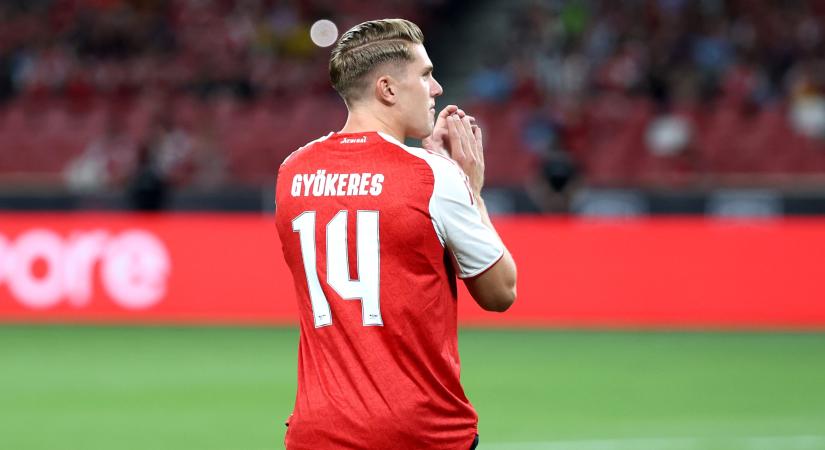 Még labdába sem rúgott, Gyökeres máris rekordot döntött az Arsenalnál