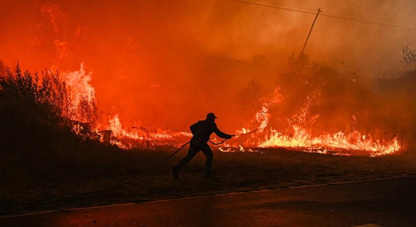 Portugália is kidőlt, 2700 tűzoltó oltja a lángokat