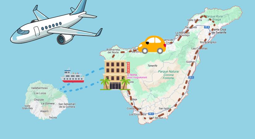 Fedezd fel Tenerifét és La Gomerát 8 nap alatt: repülőjegy, komp, autóbérlés, félpanziós szállás  program 587.990 Ft-ért!