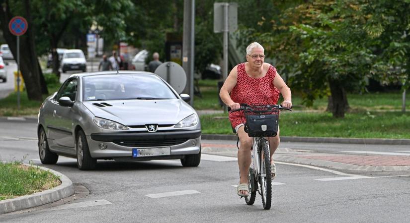 Bárhol meglephet egy SUV, de az előzést is gondold meg – igazi veszélygóc ez az egri bicikliút