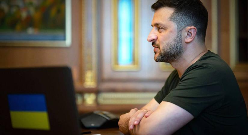 Zelenszkij a kanadai és a dán miniszterelnökkel tárgyalt