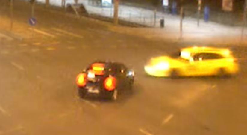 Kokaint fogyasztott a taxis, aki frontális balesetet okozott Ferencvárosban – videóval