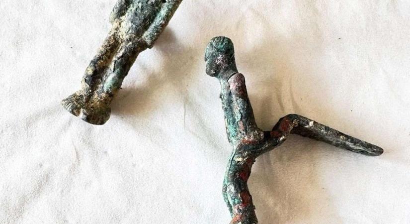 Ritka római szobrokat talált a komáromi Brigetio-ásatáson egy elsőéves régészhallgató