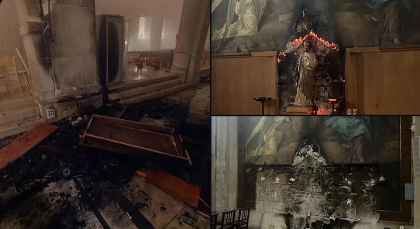 Sorra gyújtják fel a templomokat Franciaországban