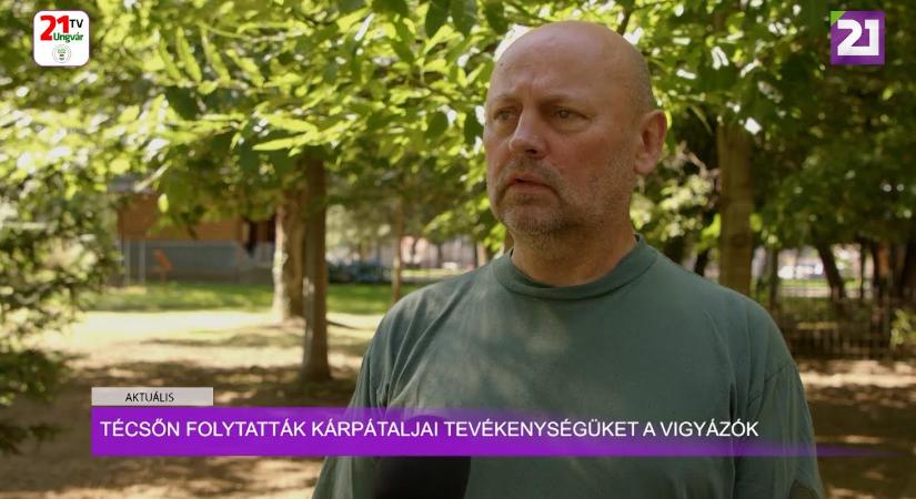 Aktuális (2025.07.30) - Técsőn folytatták kárpátaljai tevékenységüket a Vigyázók (videó)