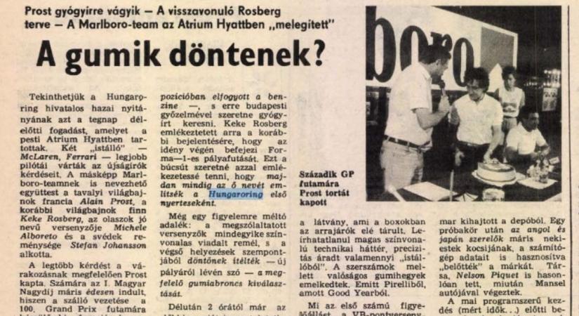 40. Magyar Nagydíj: úttörő szerep jutott a Heves Megyei Hírlap elődjének