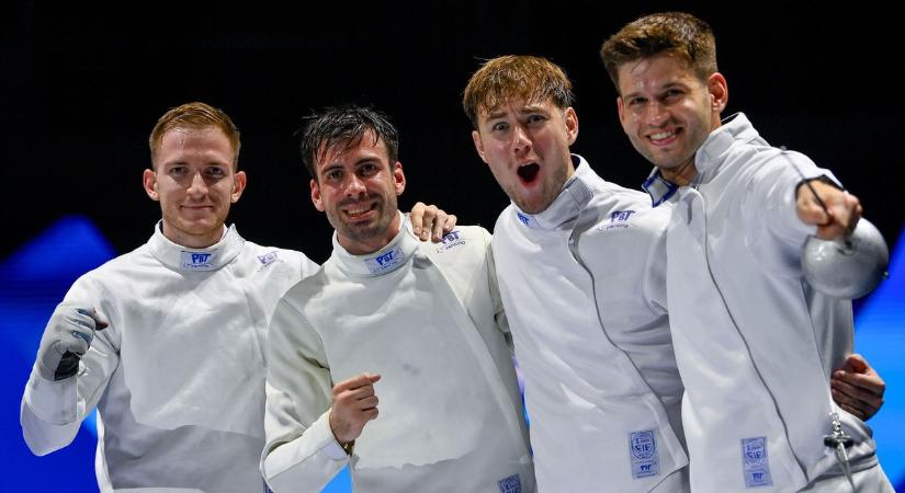 Japán visszavágott a párizsi vereségért, vb-ezüstérmes az olimpiai bajnok férfi párbajtőrcsapat!