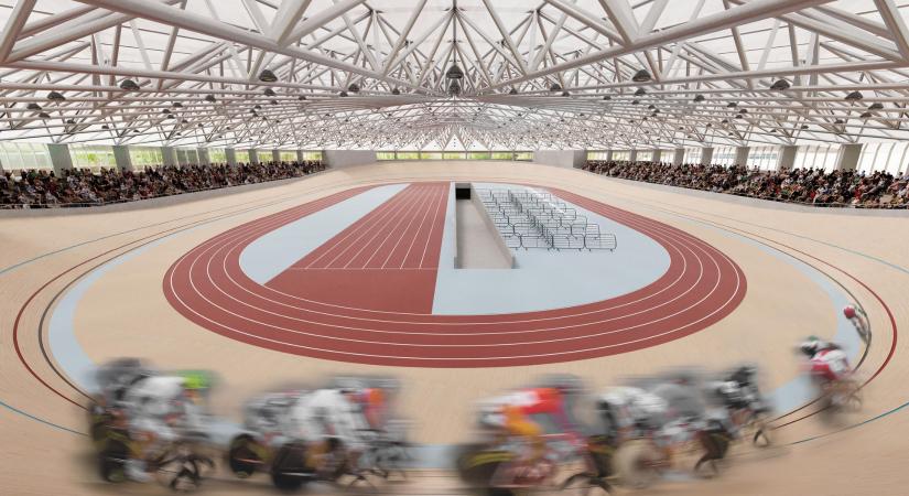 Az Építész Stúdió terve a brnói Velodrome kerékpáros arénára
