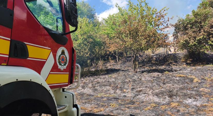 Égő ház, lángoló száraz fű és árokba borult autó – a változékony időjárás megzavarta a vármegyét