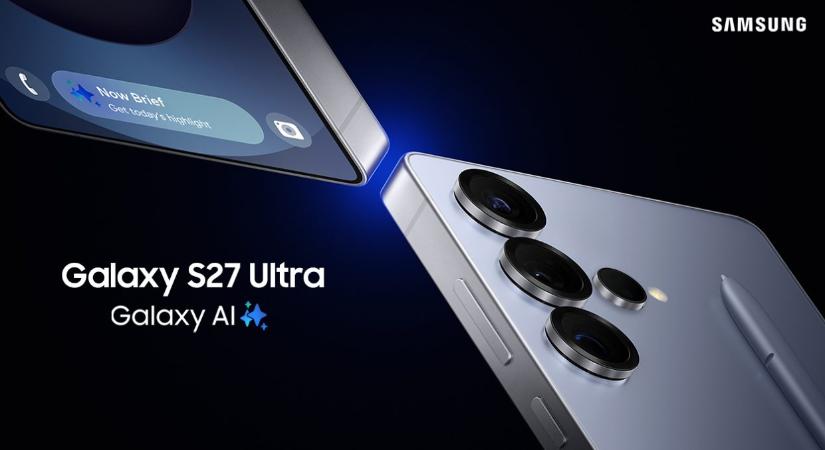 Három hátlapi kamerával érkezhet a Samsung Galaxy S27 Ultra