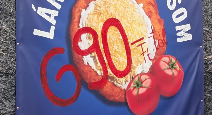 Megtaláltuk a Balaton legolcsóbb lángosát: ebben a büfében 690 forint a sima, 1390 a sajtos-tejfölös