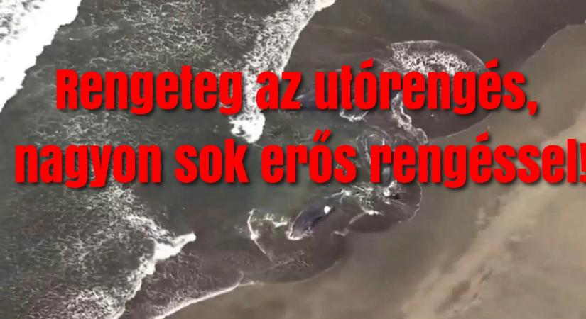 Történelmi erejű rengés után rengeteg utórengés!