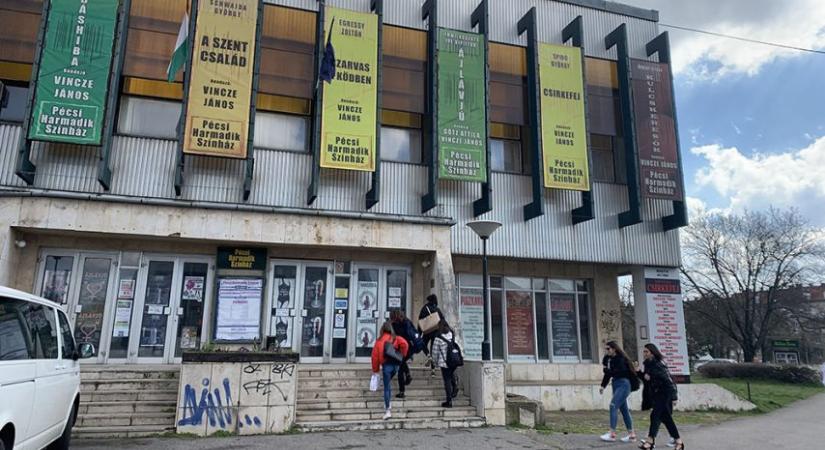 Megkezdték a Pécsi Harmadik Színház épületének korszerűsítését