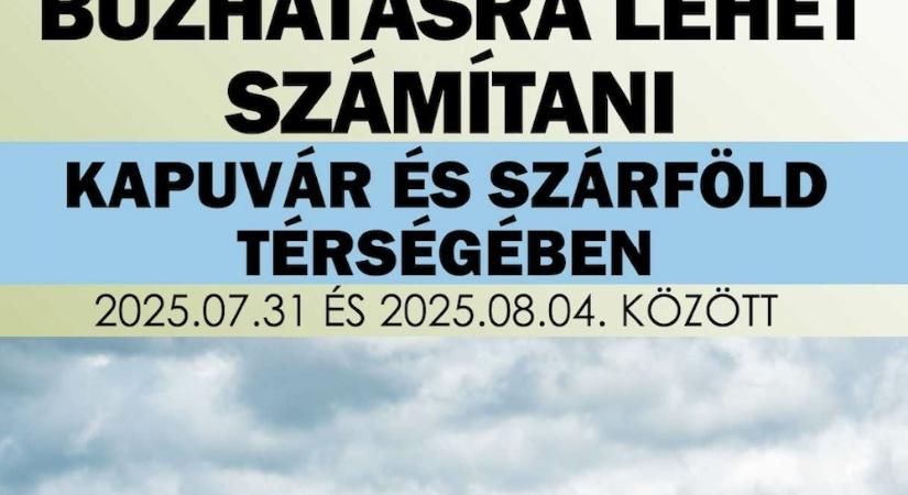 Büdös lehet a napkban Kapuvár és Szárföld térségében