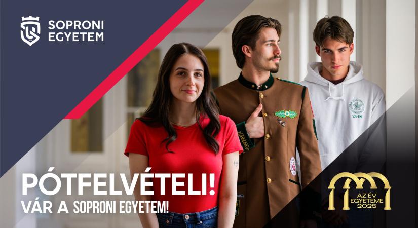 Felvételi csúcs és új esélyek – Rekordszámú jelentkező a Soproni Egyetemen, indul a pótfelvételi időszak