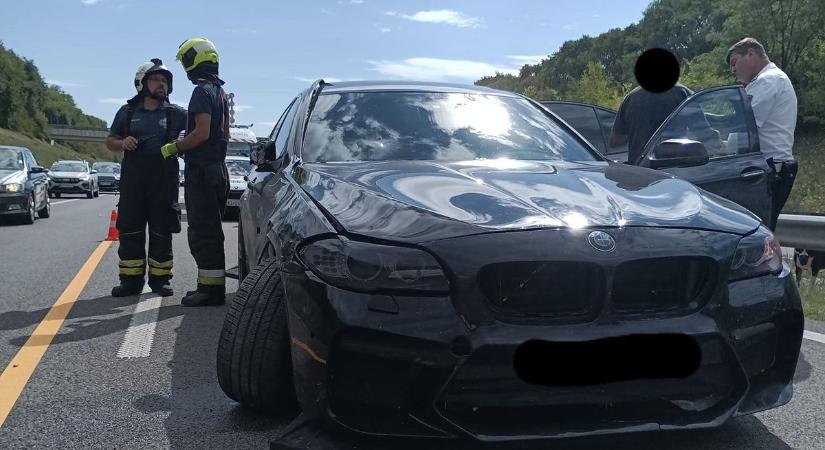 Durva ráfutásos baleset az M7-es autópályán