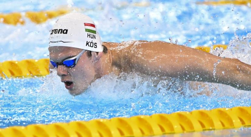 Kós Hubert szerezte az első magyar érmet a vizes világbajnokságon