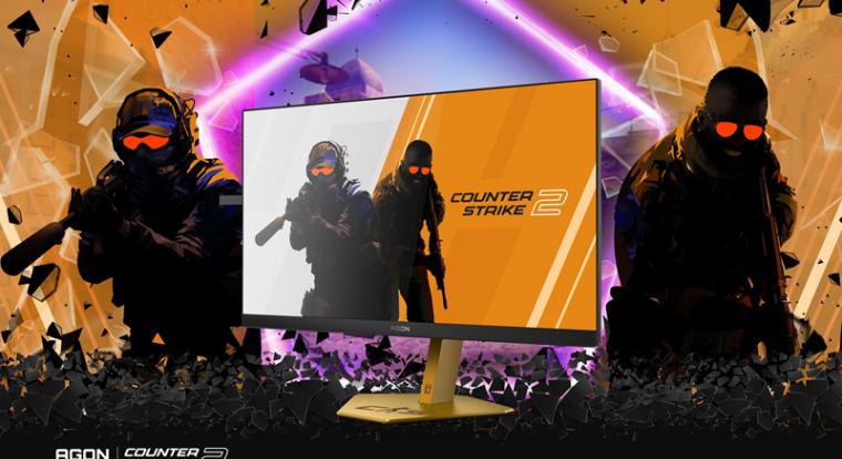 610 Hz-es csúcsra tör az AGON és a Counter-Strike 2 közös monitorpárosa