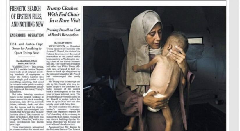 Közzétettek egy helyreigazítást, nem sokkal később összesprézték a New York Times szerkesztőségének homlokzatát