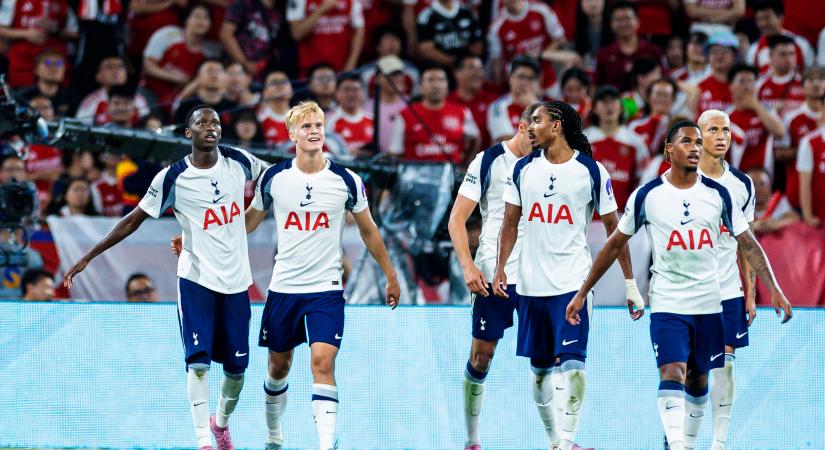 Videó: félpályás góllal kapott ki az Arsenal a Tottenhamtől