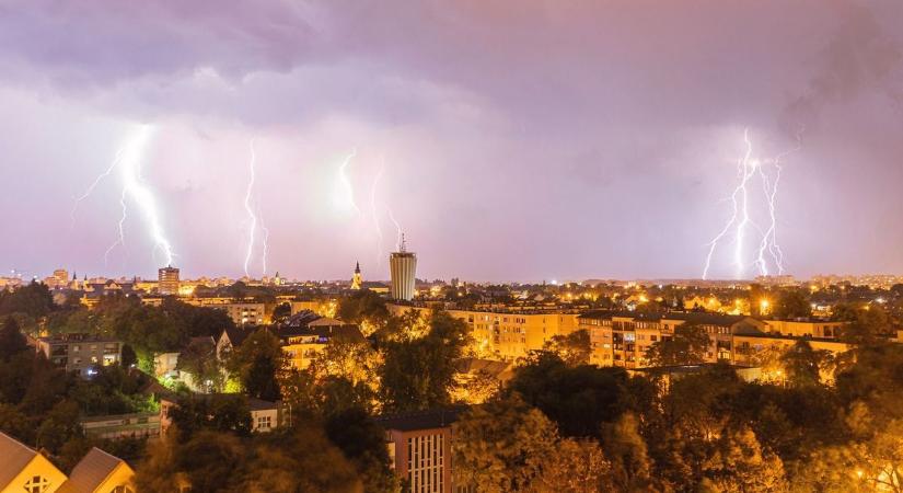 Már most készülj, ekkor térnek vissza a zivatarok! Jégeső, szélvihar, minden jöhet Hevesben!