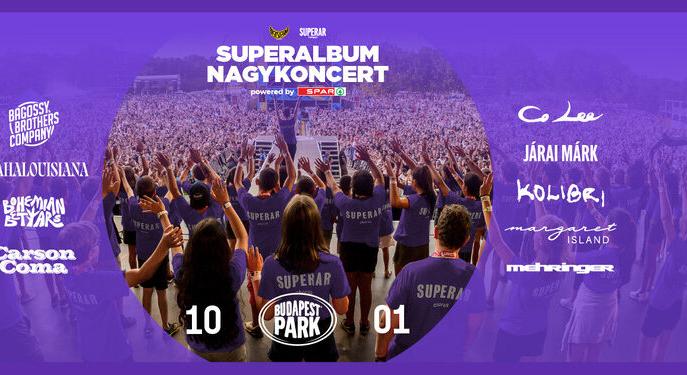 A Budapest Parkban debütál a Superalbum