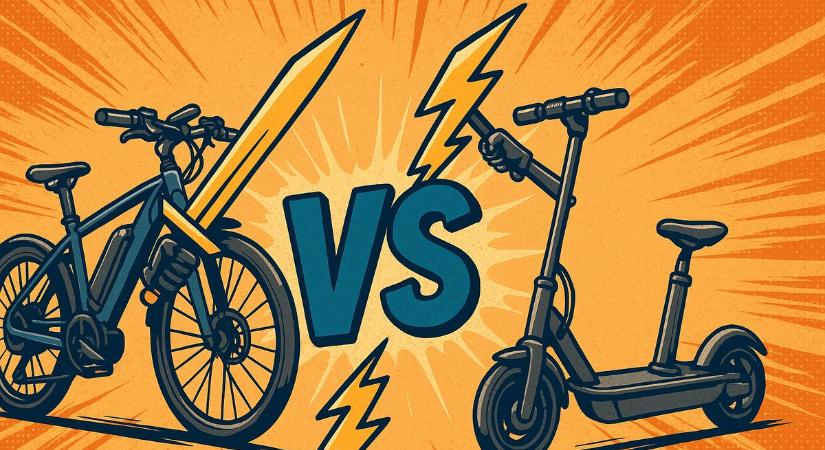 Zöld közlekedési eszközök harca: elektromos roller vs. villanybringa